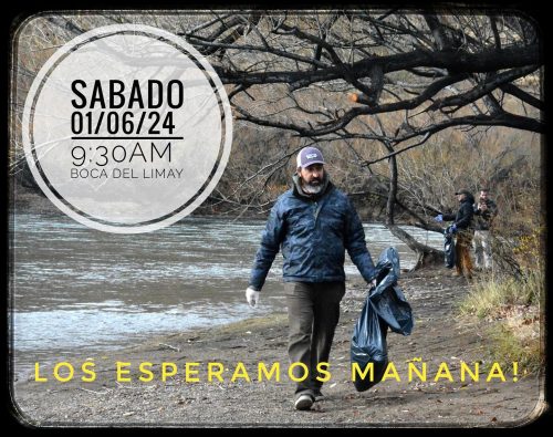 “Jornada de limpieza río 🅻🅸🅼🅰🆈”
De la misma manera que la @agppnnh viene organizando cada año (desde hace + de 20 años), demos una 🅼🅰🅽🅾 a nuestro querido Limay.  Nos encontramos  en “la boca del limay” a las 9:30 hs el sábado 01 de junio para realizar una nueva 🅹🅾🆁🅽🅰🅳🅰 🅳🅴 🅻🅸🅼🅿🅸🅴🆉🅰 
Importante: por favor confirmar asistencia a (secretaria@guiaspatagonicos.com.ar)
Compartiremos  un almuerzo todos juntos una vez finalizada la jornada!!! Los esperamos!
📸 @gonefishingpatagonia 
@bagualoficial 
@aguasarribaespn
@qualiaeyewear 
@apcnh 
@damonte_outfitters 
@ruben_martin_flyfishing
@laangosturadigital 
@elcordillerano
@umbrellaprotectores
@megalabsarg